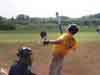 Holschuh hit by pitch